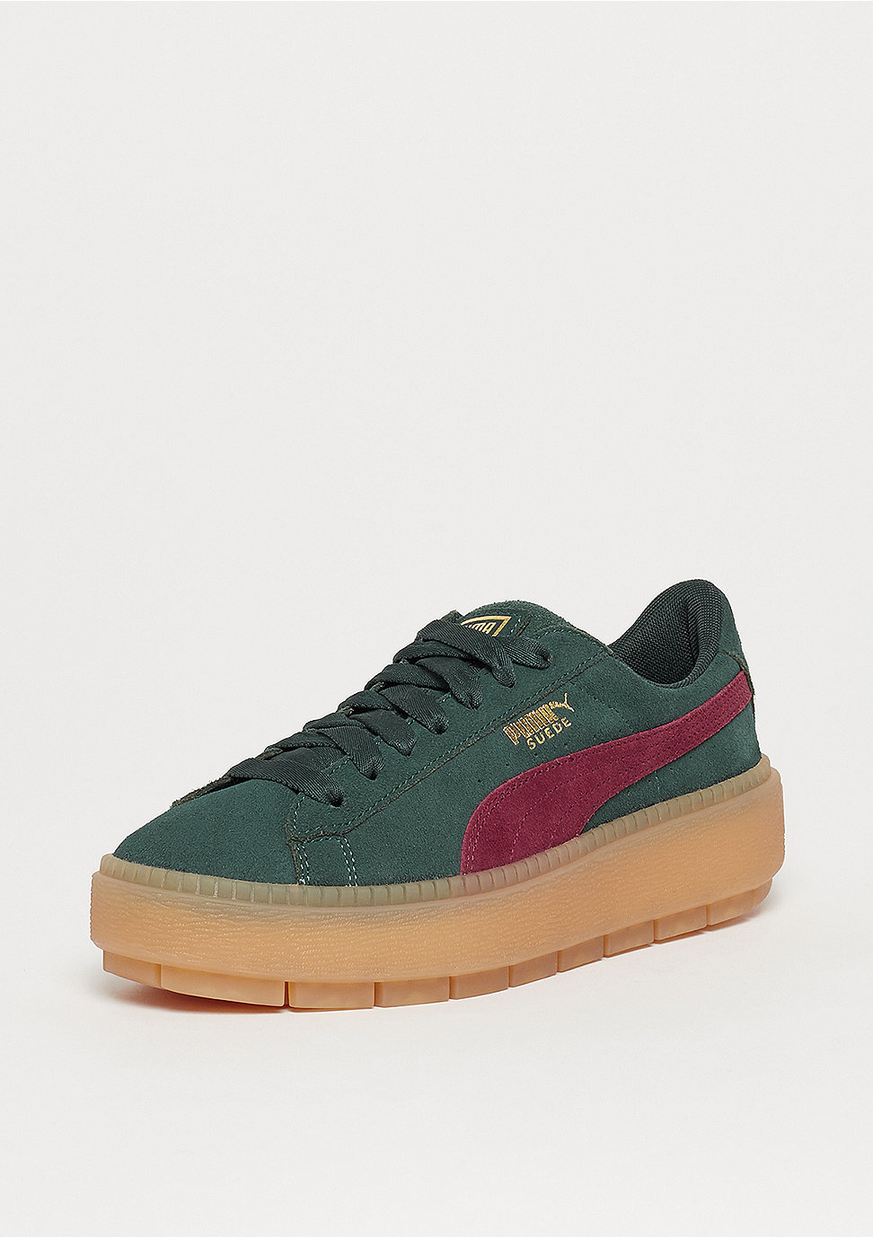 Platform Trace green gables-cordovan gum8-gold Platform Trace green gables-cordovan gum8-gold